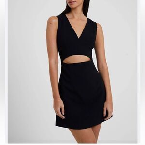 NEW French Connection Whisper Cut-Out Mini Dress- Size 10